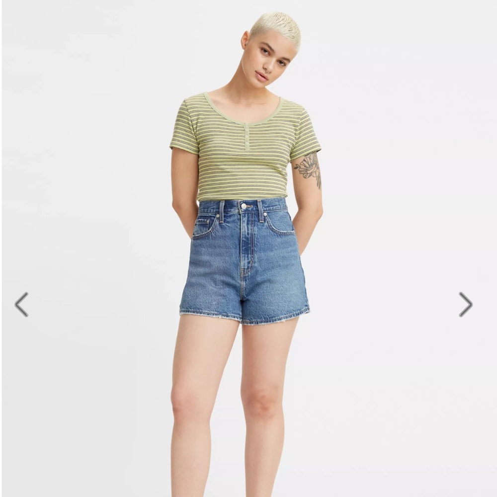 levis high loose shorts size 23